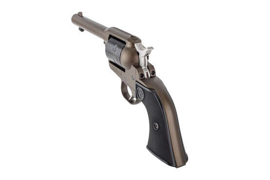 Ruger Wrangler single action revolver with black plastic grips